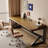 Light brown Rectangular Solid Wood writing desk-137309339-137309375