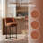 2-piece Linen-upholstered Bar Stools With Backrest For Kitchen Island-269811463
