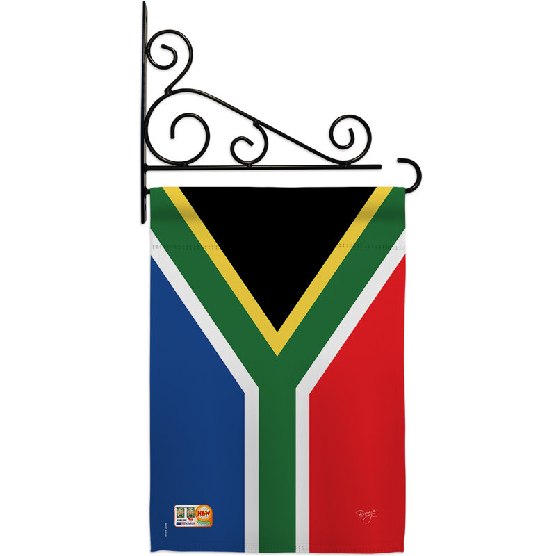 Double Sided 18.5'' H x 13'' W Polyester Flag Set