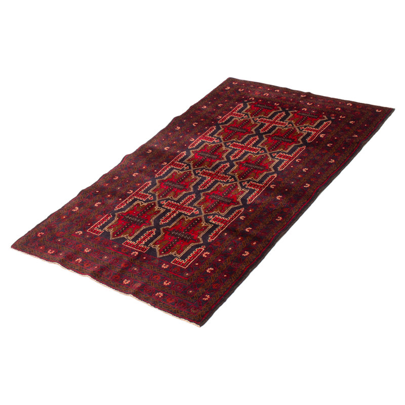 Teimani Red Rug 3'7" x 6'4"