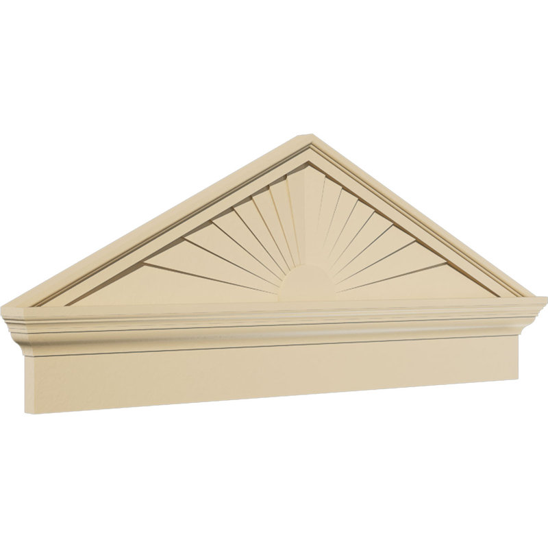 Fronton en uréthane Signature, 40 po x 16,875 po x 2,75 po, Combinaison, Rayons de soleil