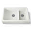 Whitehaven® 36" L x 22" W Double Basin Farmhouse Kitchen Sink-10397018
