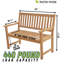 Banc en bois massif