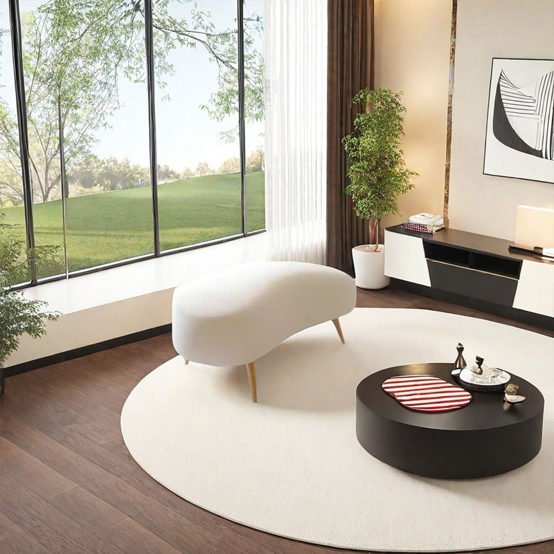 Semi-circle light luxury arc sofa
