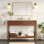 Ensemble de meuble-lavabo simple 48 po avec plateau en céramique Modway Zaire-94387526-94387529