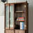 Pure black walnut bookcase
