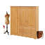 Rolla 3 Door Solid Wood Wardrobe-28040476