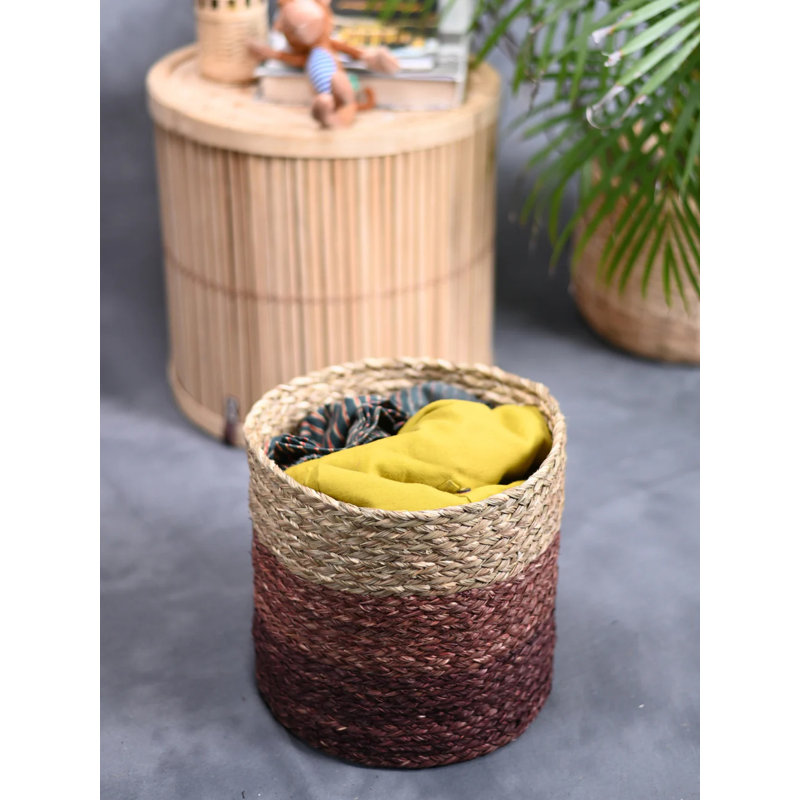 Crafted Home Seagrass Decorative Basket, 10"