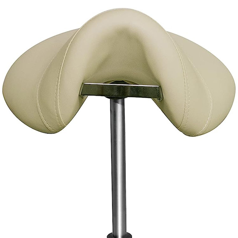 Adjustable Height Industrial Stool with Footrest