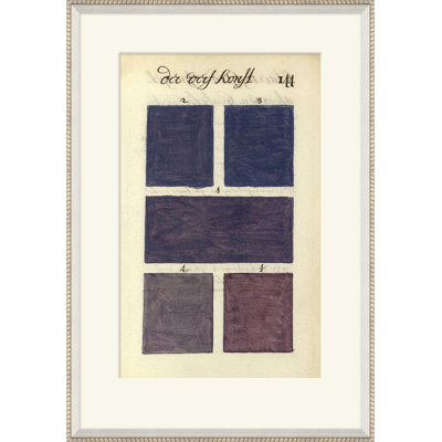Antique Color Swatches Giclee Print by A. Boogert