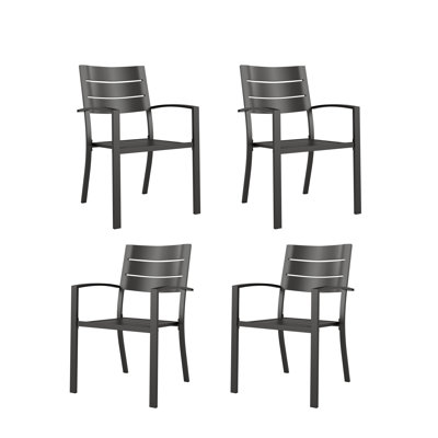 Stackable Outdoor Patio Dining Armchair
