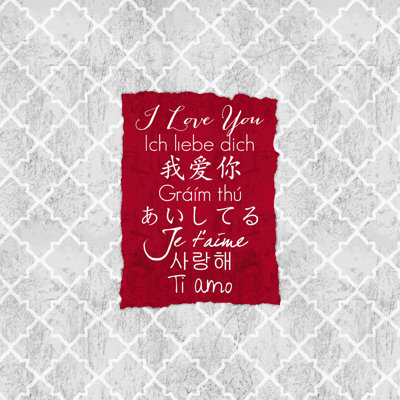 Amour - Impression sur toile tendue