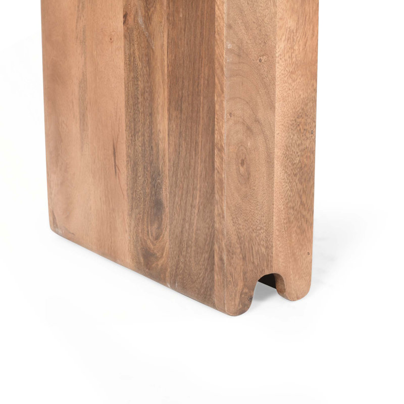 Console en bois de manguier 45 po, Miel
