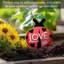Highland Home Love Bug Decorative Ladybug Shaped Garden Stake