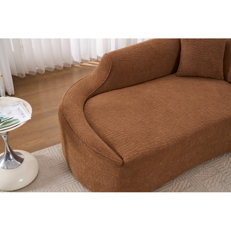 Chaise longue longue à compression Compression, Caramel