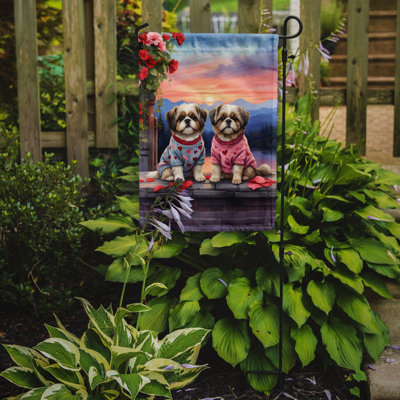 Drapeau pour chien double face en polyester H 15,5 po x l 11,25 po