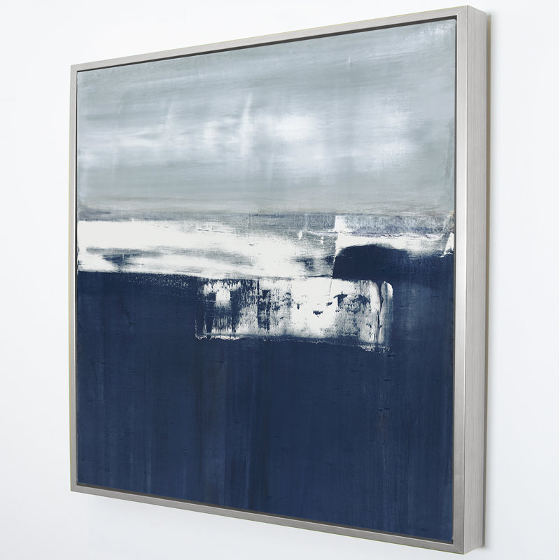 Coastal " Coastal Landscape " by Carol Benson-Cobb, 35" H x 35" W
