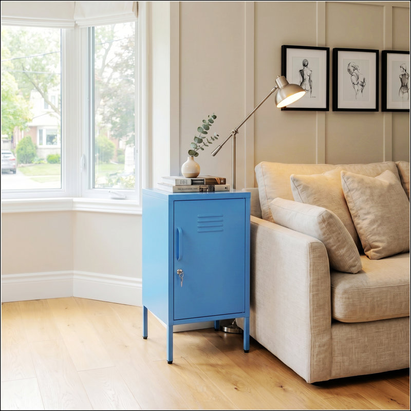 Armoire de rangement en métal durable et multifonctionnelle avec une construction en acier robuste et un intérieur spacieux pour une vie organisée