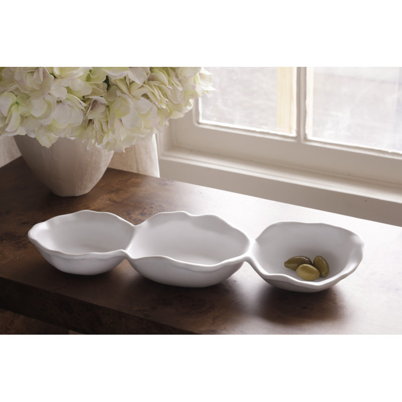 Vida Melamine Chips And Dip Platter