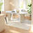 Oval Solid Wood Sintered Stone Dining Table-1104343009