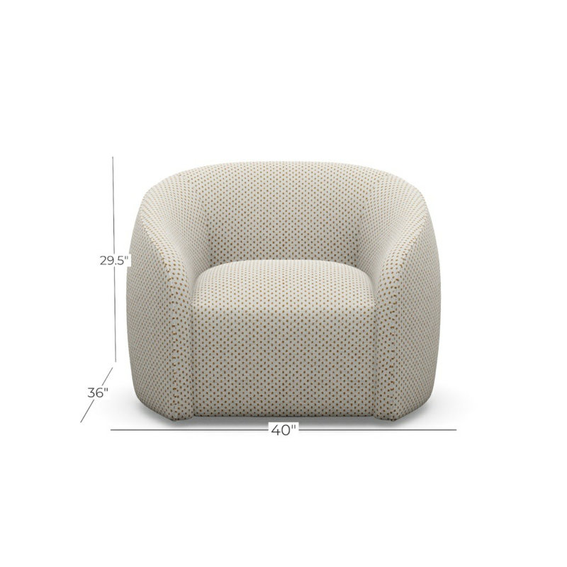 Rondo Swivel Chair, Macrame 090612