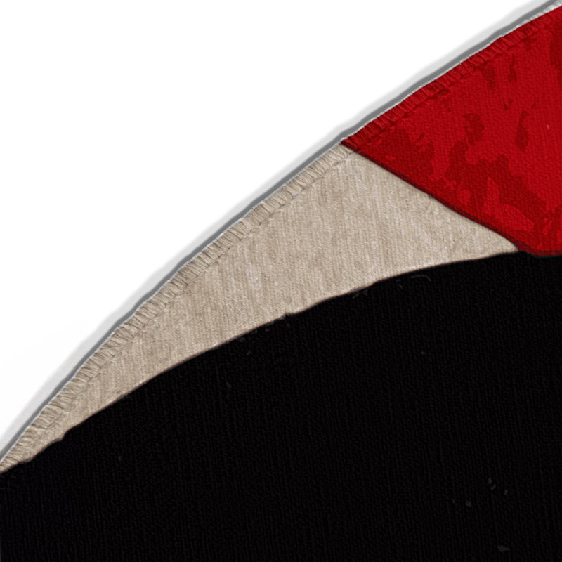 Twilight Blaze Indoor And Outdoor Area Rug, Round 5'