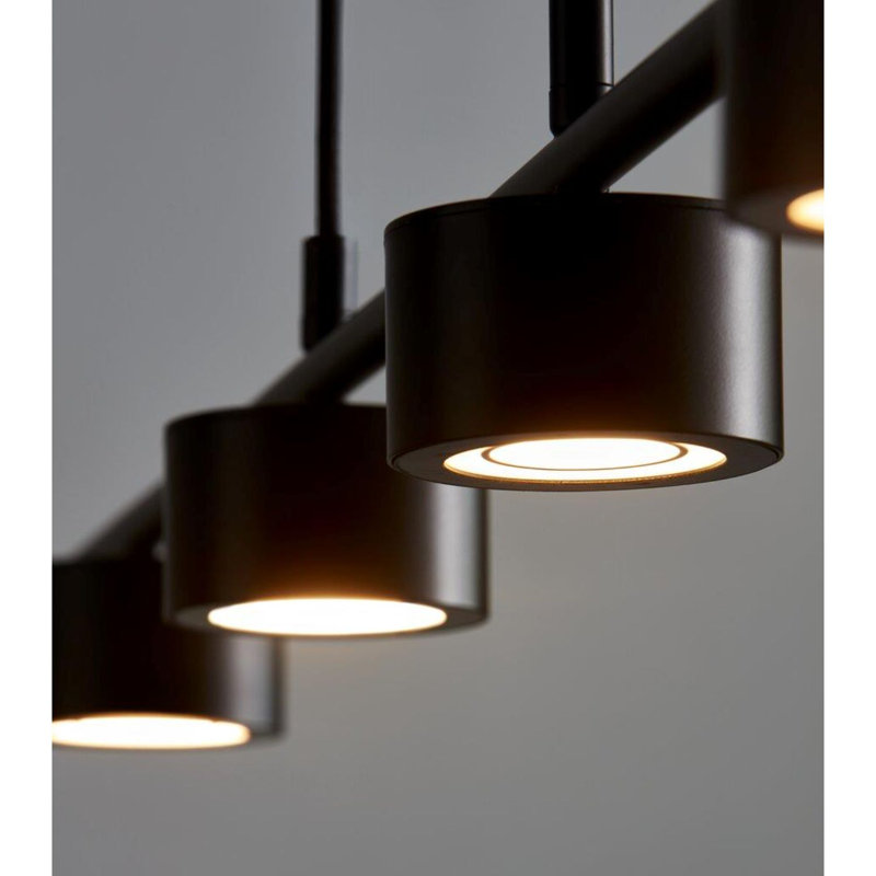 Clyde 4 - Light Black LED Kitchen Island Pendant
