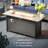 Harbin Wicker/rattan 9- Person Outdoor Seating Group With Ottoman With Fire Pit Table-114286580