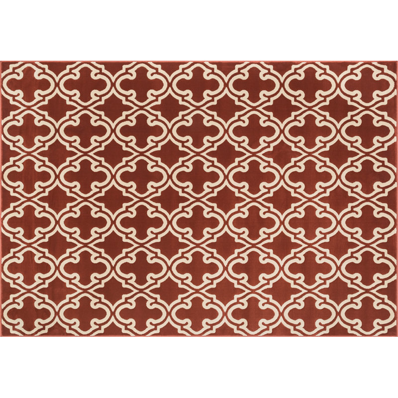 Dann Geometric Indoor Rug, Rectangle 9'2" x 12'7"