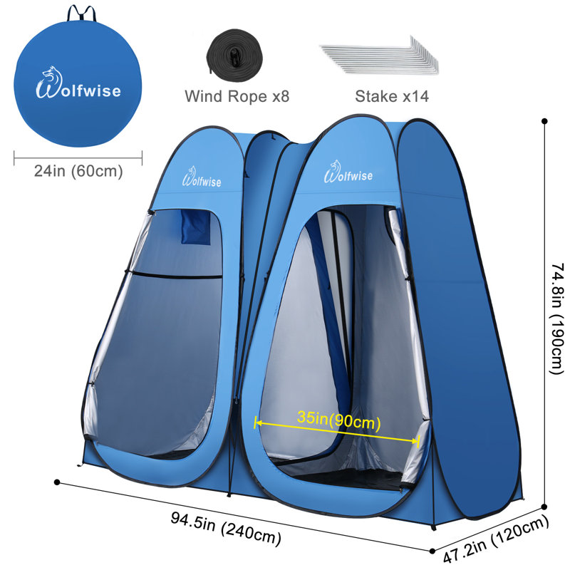 Abri de soleil pour salle de bain 2 pièces