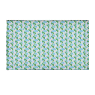 Chenille Geometric Indoor Rug