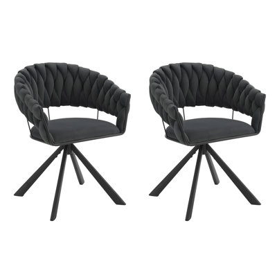 Armadillo 45.5 cm H Tufted Velvet Armchair