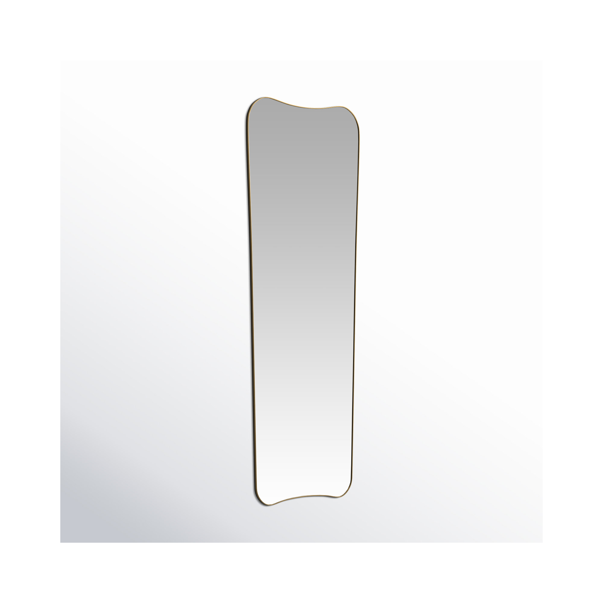 Capra Metal Elongated Wall Mirror