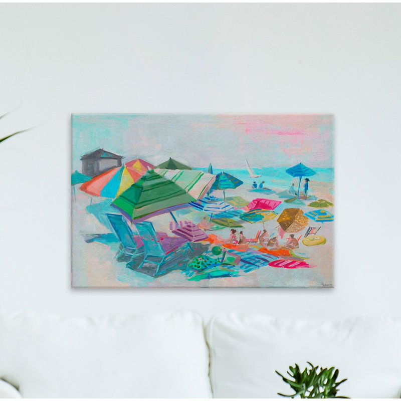 Parvez Taj - Wrapped Canvas Painting, 30cm H x 45cm W