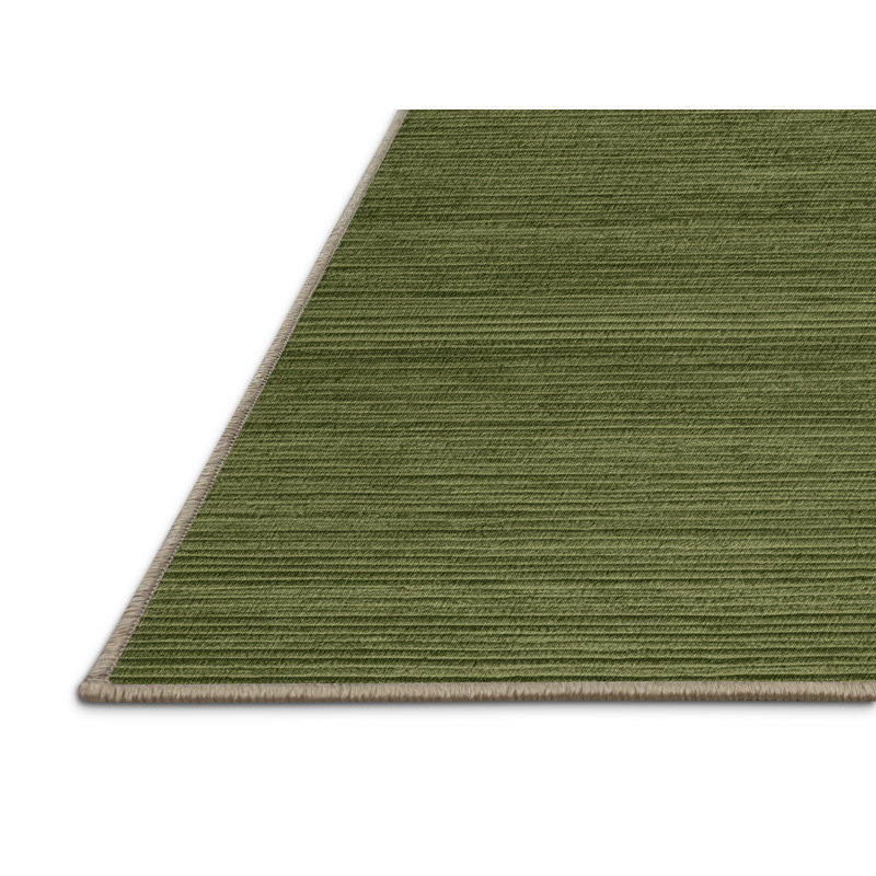 Tapis brun uni lavable à la machine, Rectangle 4pi x 6 pi