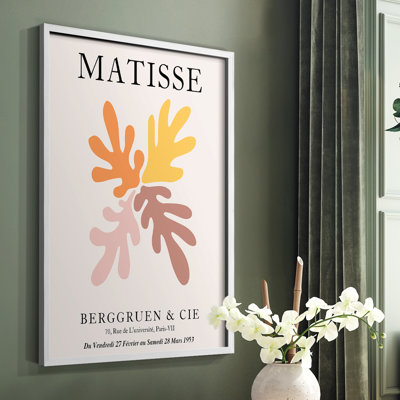 Matisse D, reproduction encadrée - bois massif