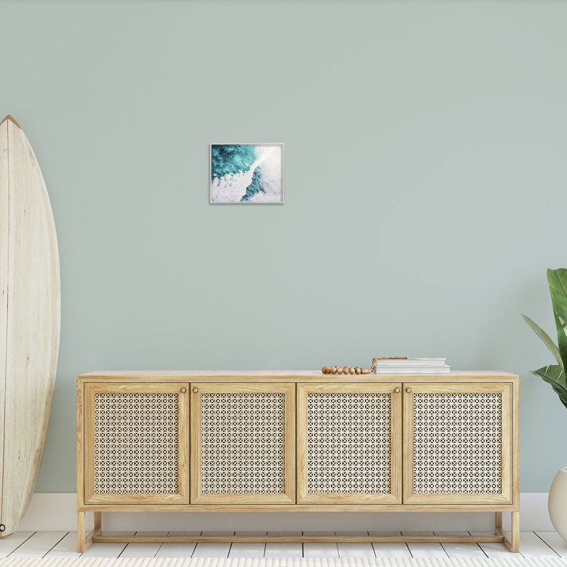 Giclée d'art asymétrique encadrée par Sissi et Seb, Estampe numérique Farmhouse, H 11 po x l 14 po
