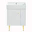 Ensemble de meuble-lavabo simple 21,6 po avec dessus Kker