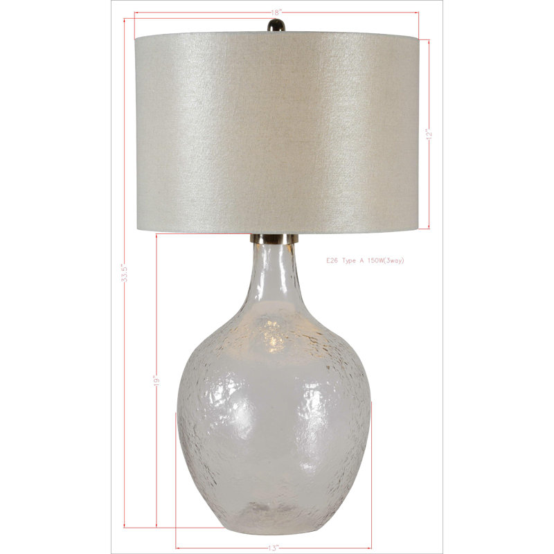 Lampe de table 33,5 "Luciana