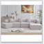 Canapé modulaire moderne en L de 140 po, sans assemblage requis, canapé modulaire Boucle-445098095
