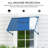 Kozyard Adjustable Door Window Awning – 4-Level Tilt, 42" W × 32" Sloped Panel, Adjustable Projection 22"–31", Aluminum Frame & Metal Canopy, All-Weather Rain, Snow & UV Protection Steel Blue-121692493-126287879