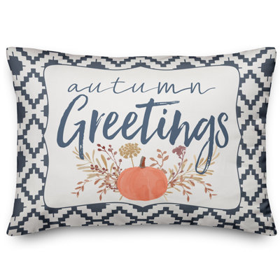  Housse de coussin lombaire Autumn Greetings