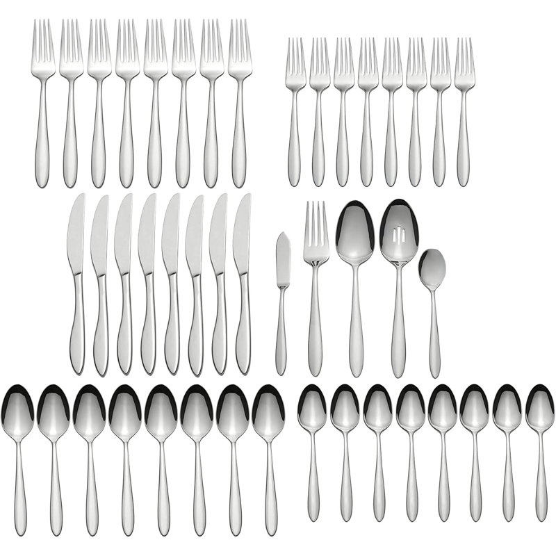 Mooncrest 45 Piece Everyday Flatware Set