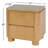 Mari 21 in. W Wood 2 Drawer Round Edge Nightstand