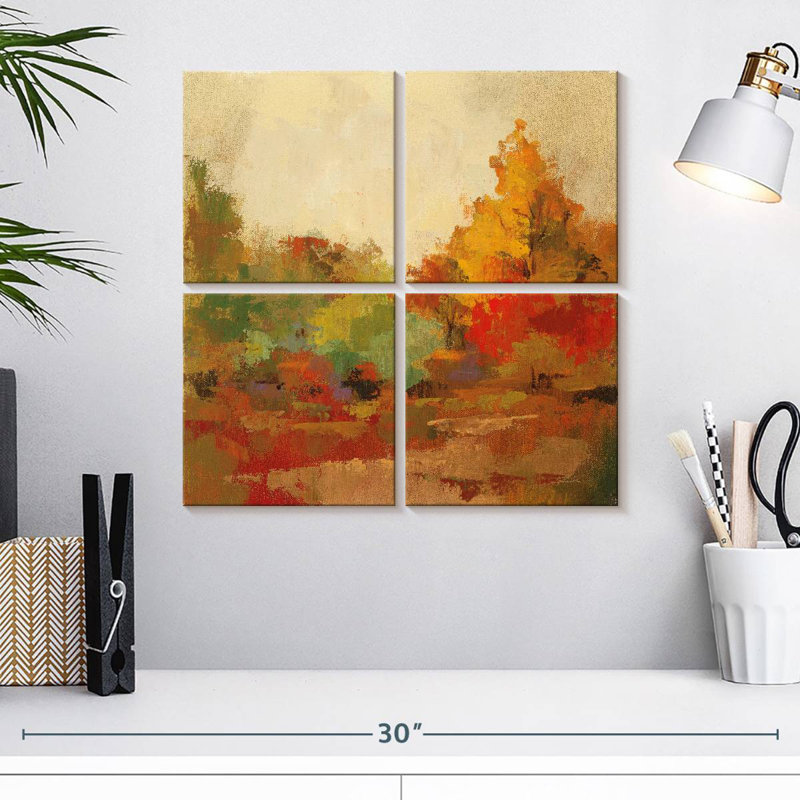 Avery Fall Forest III, 18" H x 18" W
