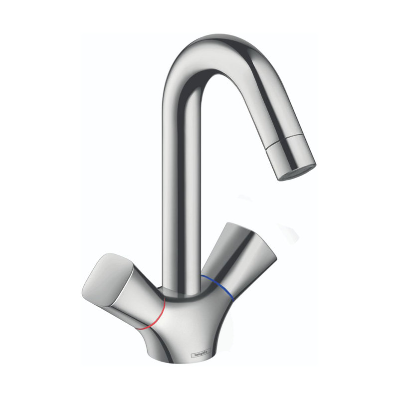 Robinet pour salle de bain à un trou Logis, Chrome