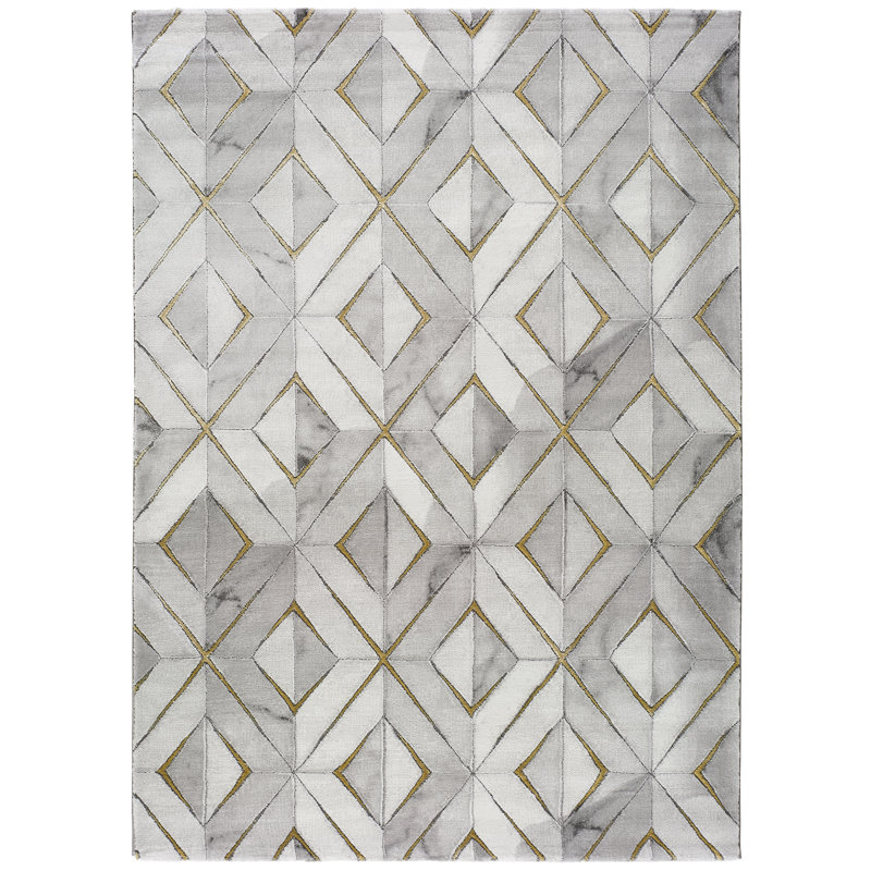 Aleyssa Abstract Area Rug, Rectangle 120 x 170cm