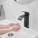 Vessel Sink Faucet Modern Waterfall Single Hole Bathroom Faucet Single Handle with Pop up Drain Without Overflow Assembly Vanity Basin Bath Sink Faucets Mixer Tap