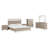 Honey Solid Wood Platform Bed-95846924