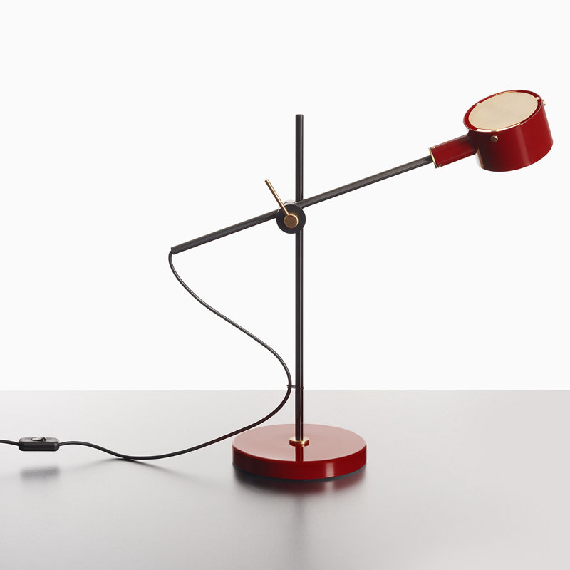 G.O. Desk Table Lamp, Scarlet Red